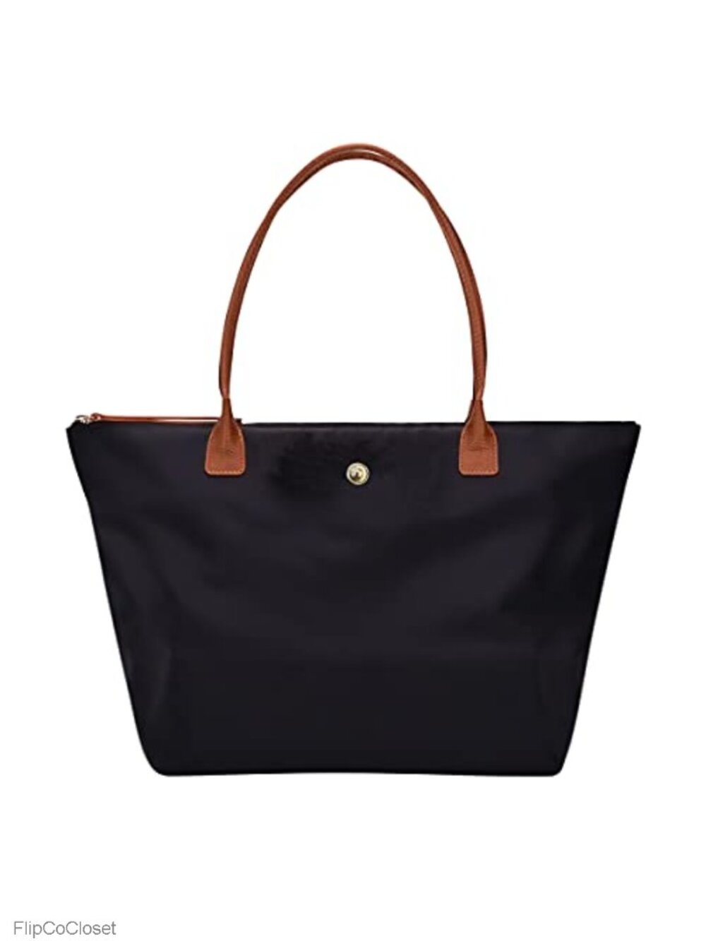 Nylon Top-Handle Tote Bag Large Shoulder Purse Foldable Hobo Handbag
